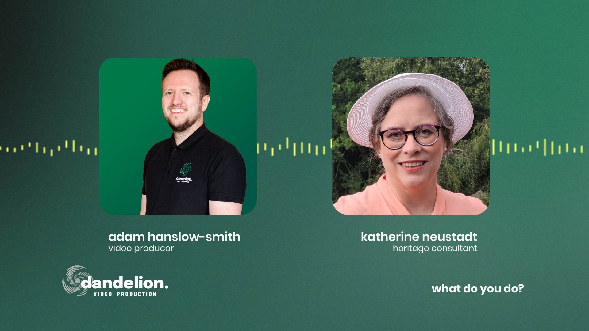 Heritage Consultant Katherine Neustadt on the What Do You Do podcast discussing heritage and archaeology