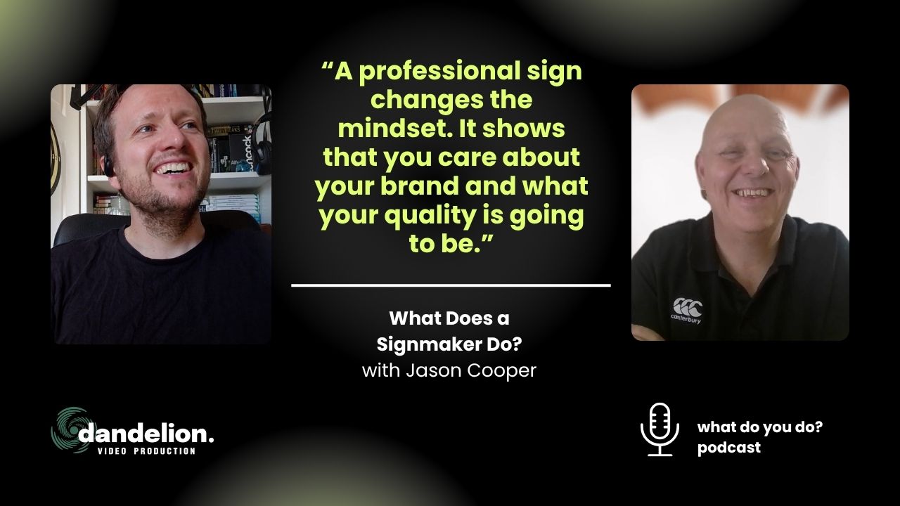 What Does a Signmaker Do? with Jason Cooper